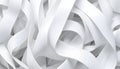A close-up view of a white sculpture. AI Generated