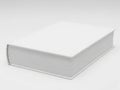 A close-up view of a white, textured, rectangular object with a smooth edge Royalty Free Stock Photo