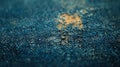 Close Up View Of Worn Denim Fabric Texture Royalty Free Stock Photo