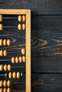 Close up vintage abacus Royalty Free Stock Photo