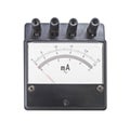 Close-up of vintage analog meter Royalty Free Stock Photo