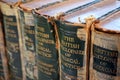 Old vintage medical reference books Royalty Free Stock Photo