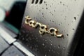 Close up of a vintage Porsche Targa