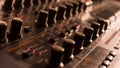 Close up of Vintage Synth Royalty Free Stock Photo