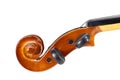 Close-up violin head Royalty Free Stock Photo