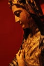 Close up of a Virgin Mary statue Royalty Free Stock Photo