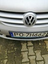 Close up of a Volkswagen Golf Plus with logo., Royalty Free Stock Photo