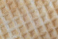 Close up of waffle texture Royalty Free Stock Photo
