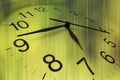 Close Up of Wall Clock Royalty Free Stock Photo