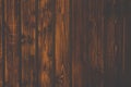 Close up of wall made of wooden planks. Royalty Free Stock Photo