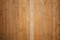 close up of wall made of wooden planks. Royalty Free Stock Photo