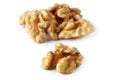 Close up of walnut kernels Royalty Free Stock Photo