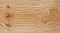 Close-Up of Warm Oak Surface with Textured Wood Grain Pattern and Knot Details for Interior Design Royalty Free Stock Photo