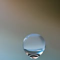 A close-up of a water droplet on a leaf3, Generative AI