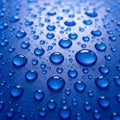 The droplets vary in size, creating a textured and glossy appearance Royalty Free Stock Photo