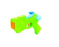 Close-up water gun pool beach toy isolated on white Royalty Free Stock Photo