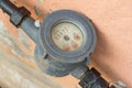 Close up of Water Meters.