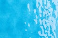 Close up of water ripples and waves with copy space on blue background Royalty Free Stock Photo