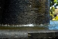 Close Up Water Sprays Falling From The Circular Structure Of The Fountain Royalty Free Stock Photo