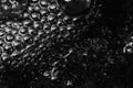 Water surface with bubbles Abstract background White and Black Royalty Free Stock Photo