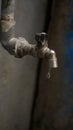 Close up of water tap, outdoors Royalty Free Stock Photo