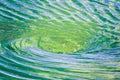 Close up of Water vortex forming on the surface of a river Royalty Free Stock Photo