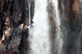 Close-up of a waterfall. Beautiful background