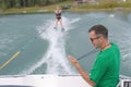 close up waterski competition Royalty Free Stock Photo