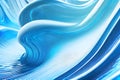 a close up of a wave on a blue background, inspired by Zaha Hadid, abstract illusionism, pastel colorful mold, Generative AI