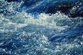 Close Up of a Wave in the Ocean Royalty Free Stock Photo