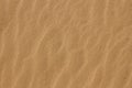 Close up of wave patterns on the sand Royalty Free Stock Photo