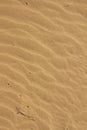 Close up of wave patterns on the sand Royalty Free Stock Photo