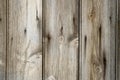 close up of weatherd old planks of wood showing the knots and gr