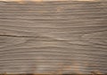 Close up of weathered textured gray wood grain with visible cracks Royalty Free Stock Photo