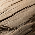 Close-up of weathered wood displaying deep cracks and a rugged texture. The surface is Royalty Free Stock Photo