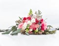 Close up of wedding flower bouquet