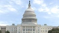 Close up of the west side of the capitol building in washington dc Royalty Free Stock Photo