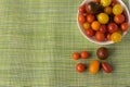 Selection of assorted cherry tomatoes