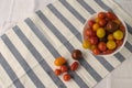 Selection of assorted cherry tomatoes