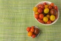 Selection of assorted cherry tomatoes