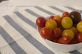 Selection of assorted cherry tomatoes