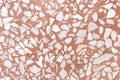 White brown terrazzo texture seamless pattern or , polished stone on colorful background