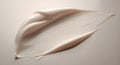 Close-up of white cream smear texture Royalty Free Stock Photo
