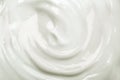 close up the white creamy homemade yogurt texture background