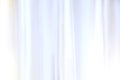 Close-Up Of White Curtain Or Drapes For Background Royalty Free Stock Photo