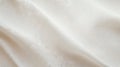 a close up of a white fabric with a wavy pattern. generative ai