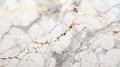 a close up of a white and gold marble textured wall with a gold vein on the top of it Royalty Free Stock Photo
