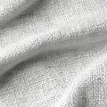 Close up of a white linen fabric