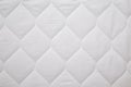 Close up of white mattress bedding pattern background Royalty Free Stock Photo