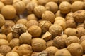 Close up of white pepper a background. Royalty Free Stock Photo